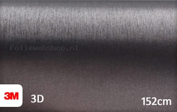 3M 1080 BR201 Brushed Steel folie