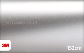 3M 1380 S130 Satin Silver Metallic folie