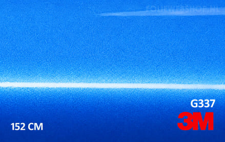 3M 2080 G337 Gloss Fire Blue folie