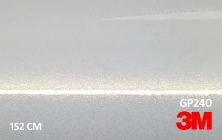 3M 2080 GP240 Gloss White Gold Sparkle folie