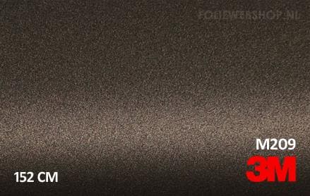 3M 2080 M209 Matte Brown Metallic folie