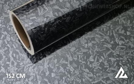 Glans forged carbon folie