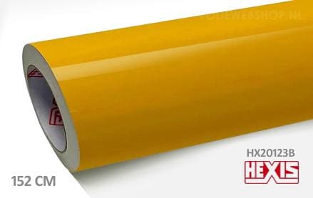 Hexis HX20123B Daffodil Yellow Gloss folie