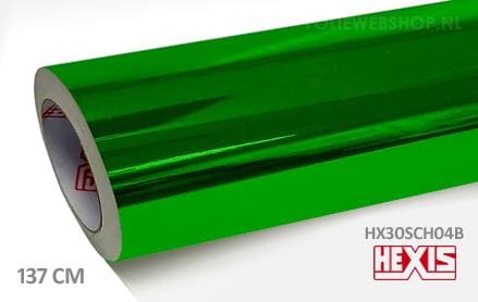 Hexis HX30SCH04B Super Chrome Green Gloss folie