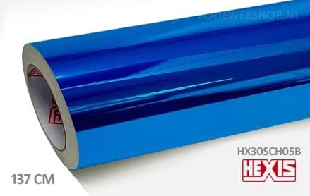 Hexis HX30SCH05B Super Chrome Blue Gloss folie