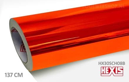 Hexis HX30SCH08B Super Chrome Orange Gloss folie